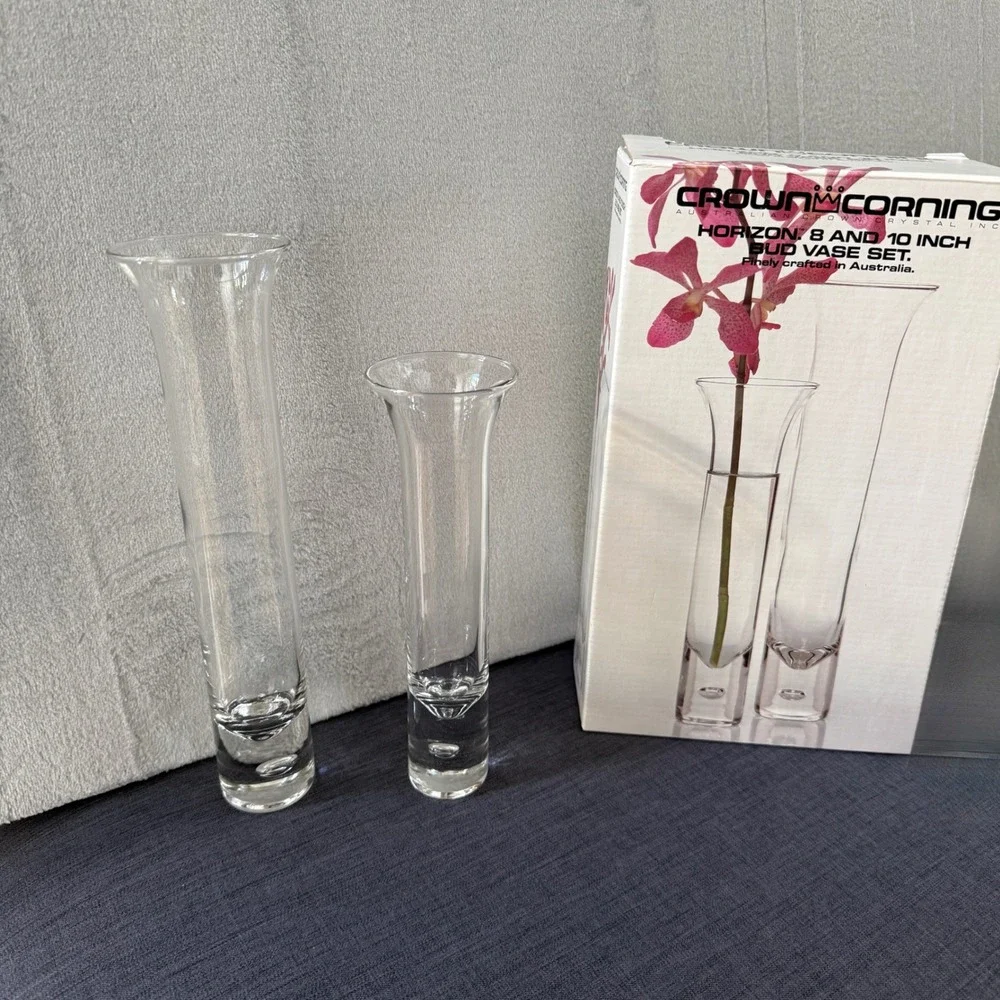 Crown Corning Horizon Bud Vase Set 8